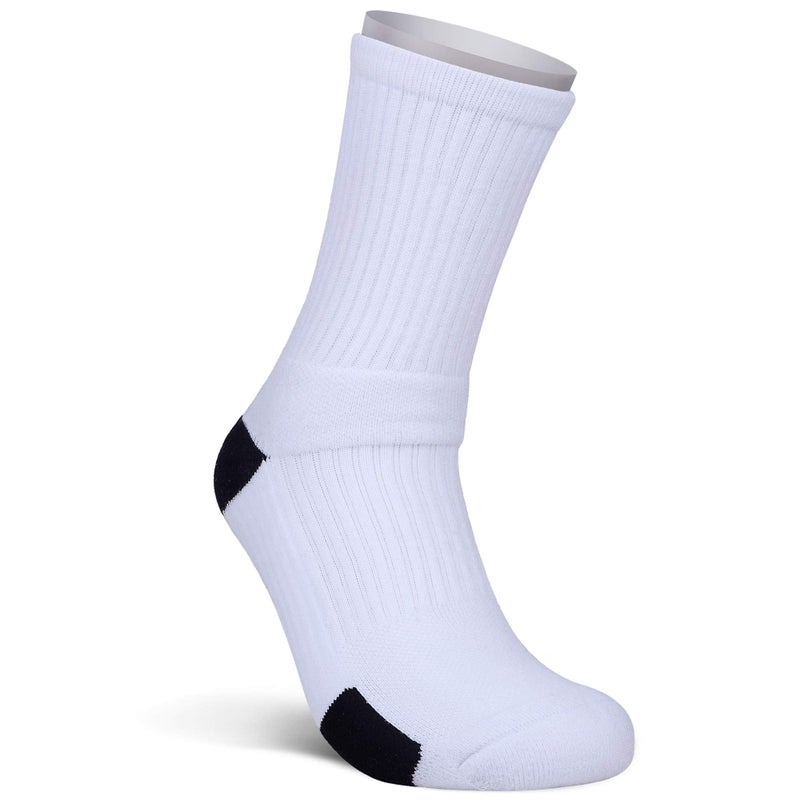 JHM mens Thick Protective Sport Cushion Basketball Compression Athletic Socks, 5 Pairs Color#5, 6-13 - Image 2